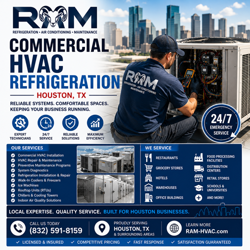 Commercial HVAC Refrigeration | RAM | Houston, TX